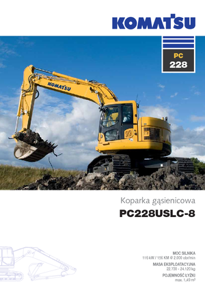 क्रॉलर एक्सकेवेटर Komatsu PC228US-LC-8