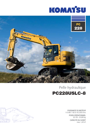 क्रॉलर एक्सकेवेटर Komatsu PC228US-LC-8