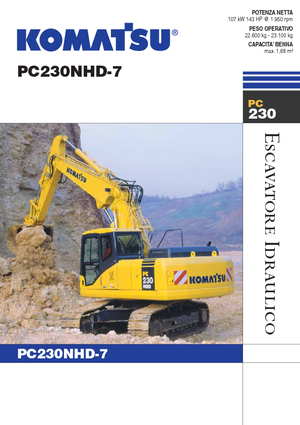 क्रॉलर एक्सकेवेटर Komatsu PC230NHD-7