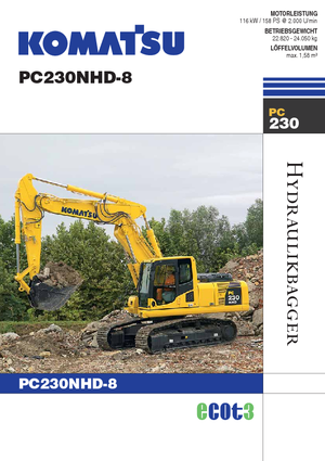 क्रॉलर एक्सकेवेटर Komatsu PC230NHD-8