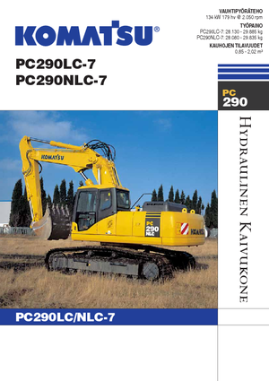 क्रॉलर एक्सकेवेटर Komatsu PC290LC-7