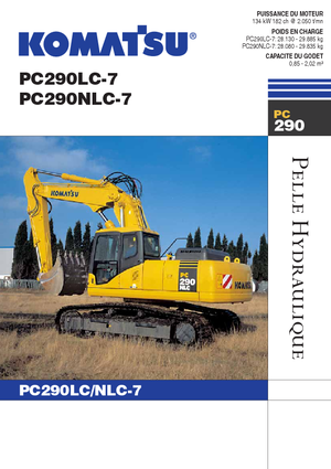 क्रॉलर एक्सकेवेटर Komatsu PC290NLC-7
