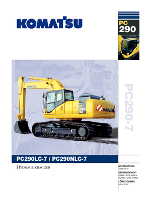 क्रॉलर एक्सकेवेटर Komatsu PC290LC-7