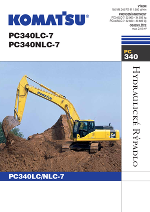 क्रॉलर एक्सकेवेटर Komatsu PC340LC-7