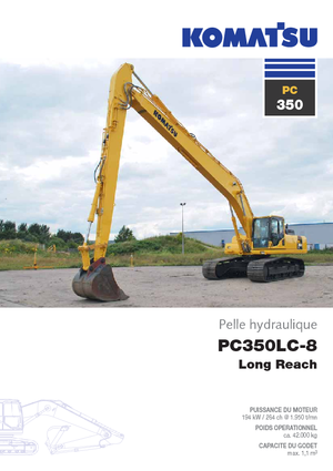 क्रॉलर एक्सकेवेटर Komatsu PC350NLC-8