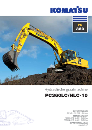 क्रॉलर एक्सकेवेटर Komatsu PC360NLC-10