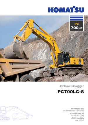 क्रॉलर एक्सकेवेटर Komatsu PC700LC-8
