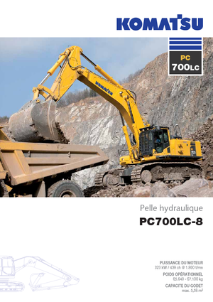 क्रॉलर एक्सकेवेटर Komatsu PC700LC-8