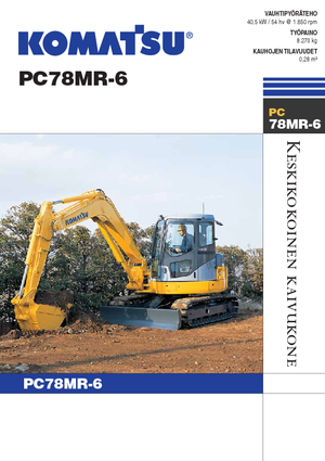 क्रॉलर एक्सकेवेटर Komatsu PC78MR-6