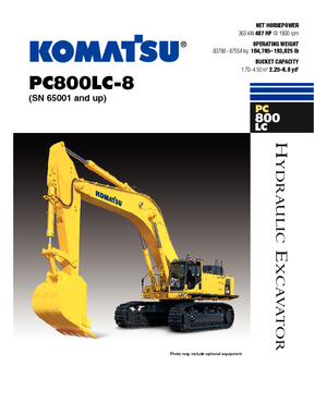 क्रॉलर एक्सकेवेटर Komatsu PC800-8 E0