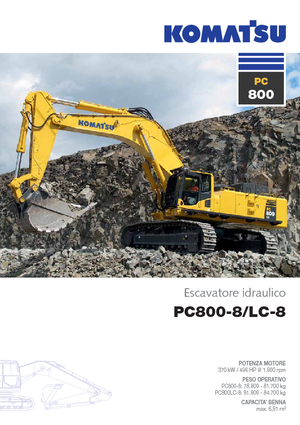 क्रॉलर एक्सकेवेटर Komatsu PC800LC-8 E0