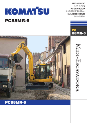 क्रॉलर एक्सकेवेटर Komatsu PC88MR-6