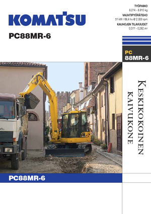 क्रॉलर एक्सकेवेटर Komatsu PC88MR-6