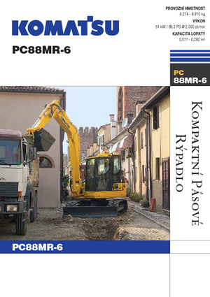 क्रॉलर एक्सकेवेटर Komatsu PC88MR-6
