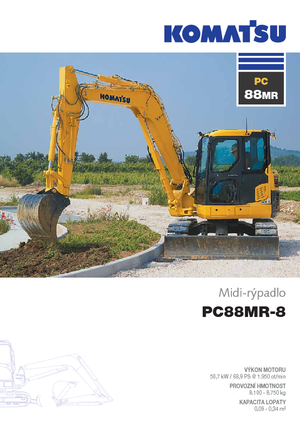 क्रॉलर एक्सकेवेटर Komatsu PC88MR-8