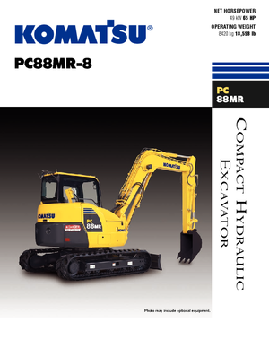 क्रॉलर एक्सकेवेटर Komatsu PC88MR-8