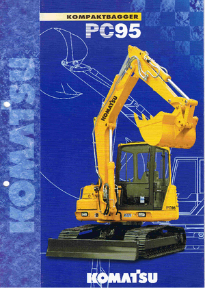 क्रॉलर एक्सकेवेटर Komatsu PC95 -1