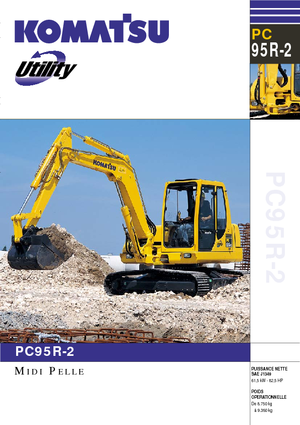 क्रॉलर एक्सकेवेटर Komatsu PC95R-2