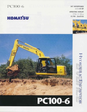 क्रॉलर एक्सकेवेटर Komatsu PC100-6