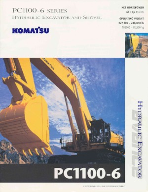 क्रॉलर एक्सकेवेटर Komatsu PC1100-6