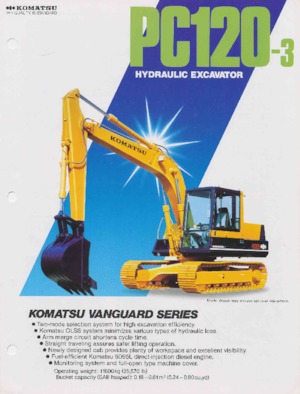 क्रॉलर एक्सकेवेटर Komatsu PC120-3