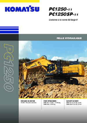 क्रॉलर एक्सकेवेटर Komatsu PC1250-11E0