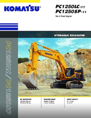 क्रॉलर एक्सकेवेटर Komatsu PC1250LC-11