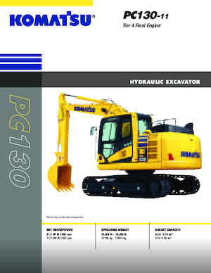क्रॉलर एक्सकेवेटर Komatsu PC130-11