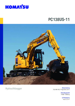 क्रॉलर एक्सकेवेटर Komatsu PC138US-11E0
