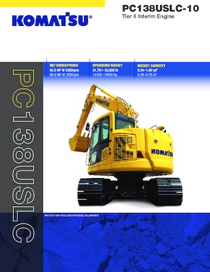 क्रॉलर एक्सकेवेटर Komatsu PC138USLC-10