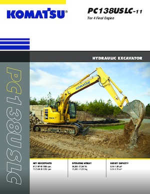 क्रॉलर एक्सकेवेटर Komatsu PC138USLC-11