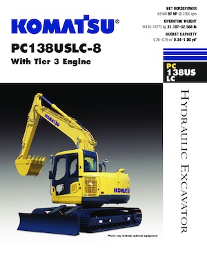 क्रॉलर एक्सकेवेटर Komatsu PC138USLC-8
