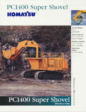 क्रॉलर एक्सकेवेटर Komatsu PC1400