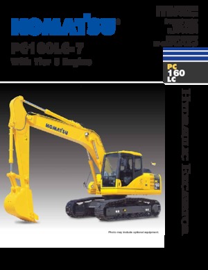 क्रॉलर एक्सकेवेटर Komatsu PC160LC-7