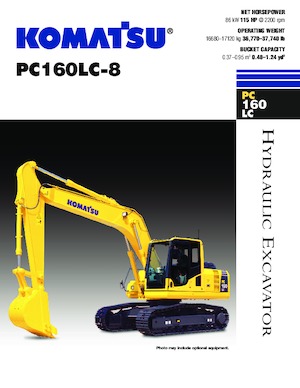 क्रॉलर एक्सकेवेटर Komatsu PC160LC-8