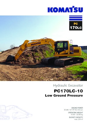 क्रॉलर एक्सकेवेटर Komatsu PC170LC-10 LGP