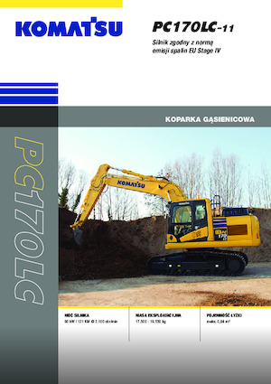 क्रॉलर एक्सकेवेटर Komatsu PC170LC-11