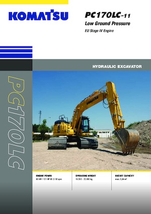 क्रॉलर एक्सकेवेटर Komatsu PC170LC-11 LGP