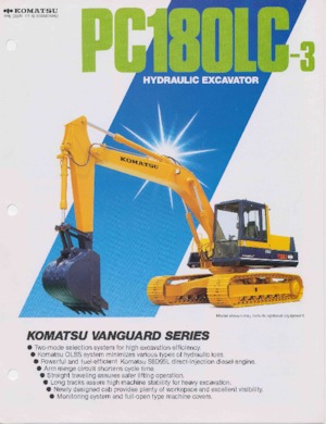 क्रॉलर एक्सकेवेटर Komatsu PC180LC-3