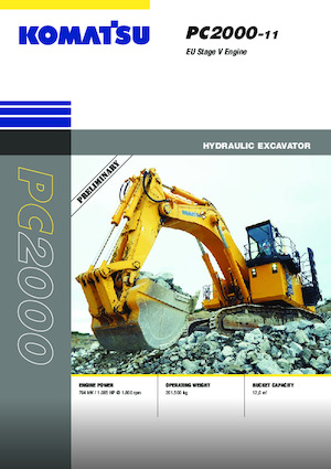 क्रॉलर एक्सकेवेटर Komatsu PC2000-11