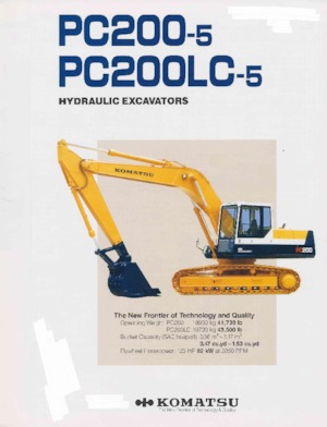 क्रॉलर एक्सकेवेटर Komatsu PC200-5