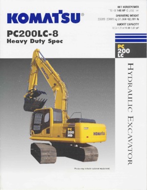 क्रॉलर एक्सकेवेटर Komatsu PC200LC-8