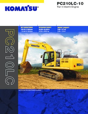 क्रॉलर एक्सकेवेटर Komatsu PC210LC-10