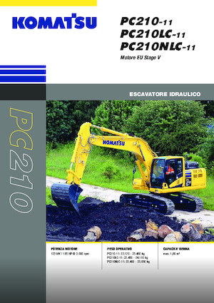क्रॉलर एक्सकेवेटर Komatsu PC210-11E0
