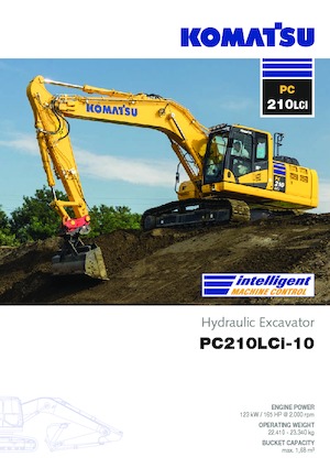 क्रॉलर एक्सकेवेटर Komatsu PC210LCi-10