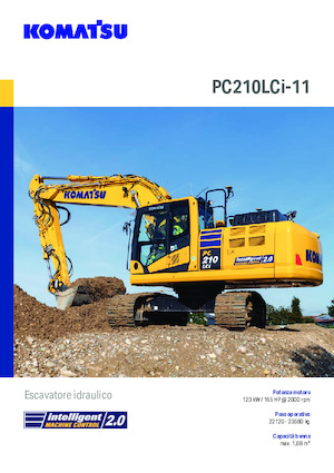 क्रॉलर एक्सकेवेटर Komatsu PC210LCi-11E0