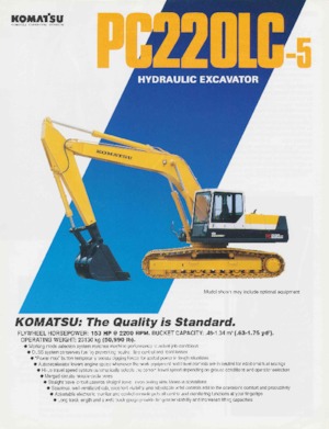 क्रॉलर एक्सकेवेटर Komatsu PC220-5