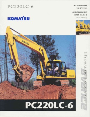 क्रॉलर एक्सकेवेटर Komatsu PC220LC-6