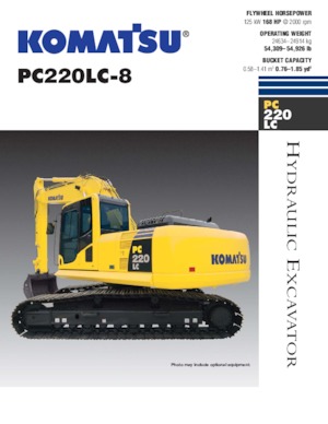 क्रॉलर एक्सकेवेटर Komatsu PC220LC-8