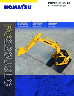 क्रॉलर एक्सकेवेटर Komatsu PC228ULC-10